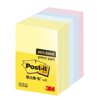 포스트-잇 알뜰팩 656-5A (3M)