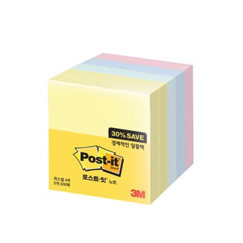 포스트-잇 알뜰팩 654-5A (3M)