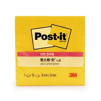 포스트-잇 강한점착용 654SSN (그리움노랑/3M)